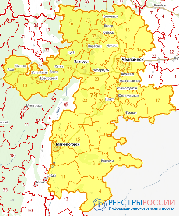Публичная кадастровая карта Челябинской области